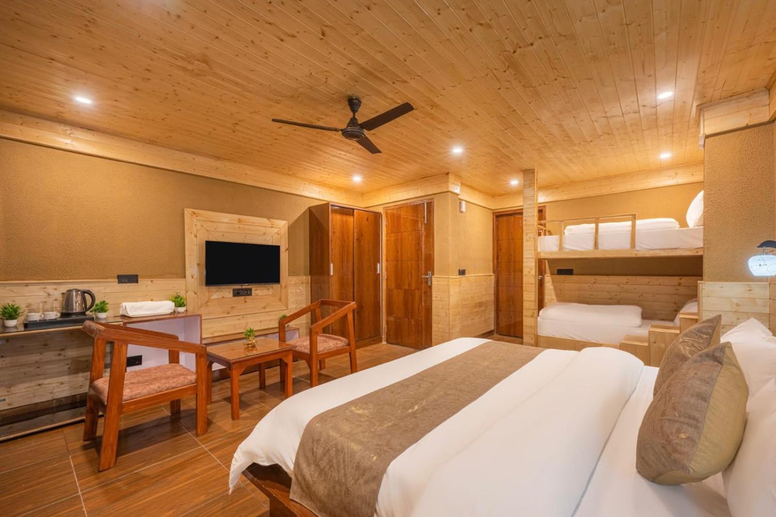 The Nature Dreams I Vacations I Conference I Mice I Family Events I Open Air Terrace I Sky Bonfire I Kufri By Exotic Stays Shimla Luaran gambar