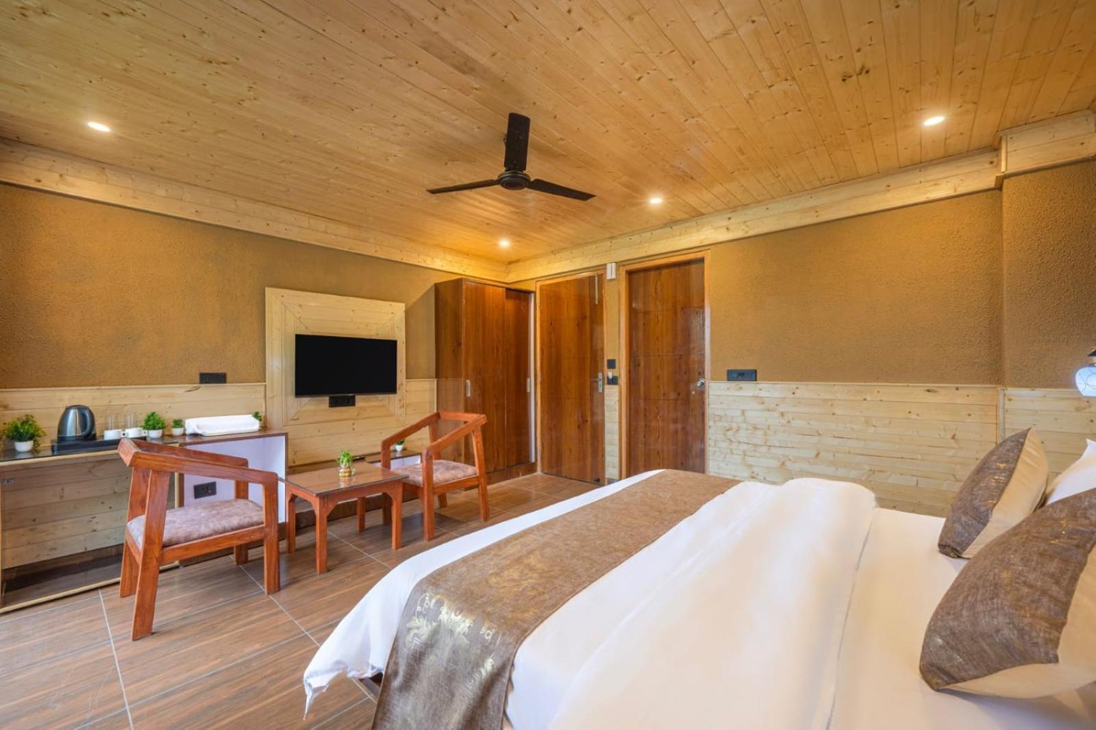 The Nature Dreams I Vacations I Conference I Mice I Family Events I Open Air Terrace I Sky Bonfire I Kufri By Exotic Stays Shimla Luaran gambar