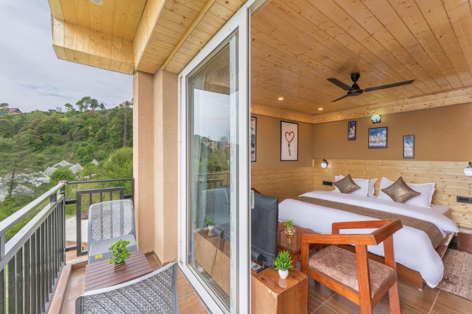 The Nature Dreams I Vacations I Conference I Mice I Family Events I Open Air Terrace I Sky Bonfire I Kufri By Exotic Stays Shimla Luaran gambar